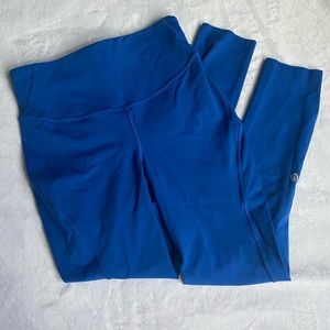 Lululemon Base Pace 25” Symphony Blue leggings